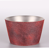 ぐいのみ　朱乾漆(しゅかんしつ)